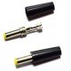 Штекер DC 2.1x5.5x14 mm (жовтий бакеліт ) Штекер DC 2.1x5.5x14 mm (жовтий бакеліт )
