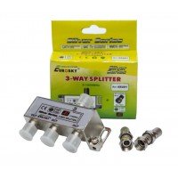 Сплітер 655D VIPSAT 5-1000 MHz (прохідний) 3 ТВ Сплітер 655D VIPSAT 5-1000 MHz (прохідний) 3 ТВ