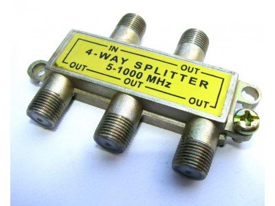 Зображення Сплітер Alda 5-1000MHz (прохідний) 4 ТВ у категорії Пасивні