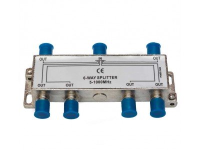 Зображення Сплітер 657D 5-1000 MHz (прохідний) 6 ТВ у категорії Пасивні