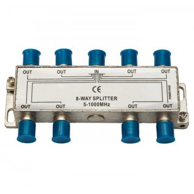 Зображення Сплітер 657D 5-1000 MHz (прохідний) 8 ТВ у категорії Пасивні