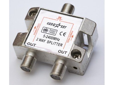 Сплітер 658D EUROSAT 5-1000MHz (прохідний) 2 ТВ