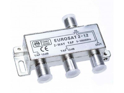 Зображення TAP EUROSAT -12dB 2-WAY 5-1000MHz у категорії Пасивні
