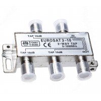 TAP EUROSAT -10dB 3-WAY 5-1000MHz