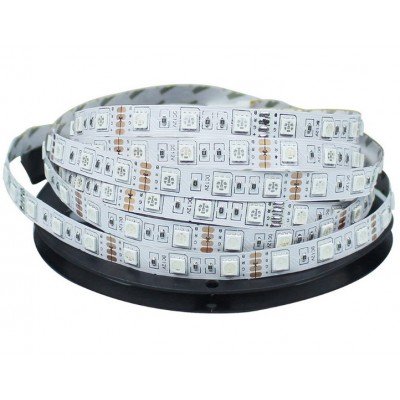 Зображення Світлодіодна стрічка 60 LED #RGB 5050 у категорії Світлодіодні стрічки
