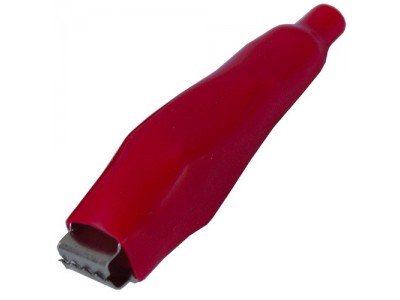 Зображення Крокодил 5A L=43 (червоний) у категорії ЗАЖИМИ КРОКОДИЛИ