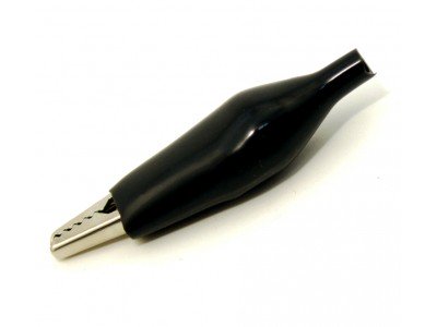 Зображення Крокодил L=50 (чорний) у категорії ЗАЖИМИ КРОКОДИЛИ