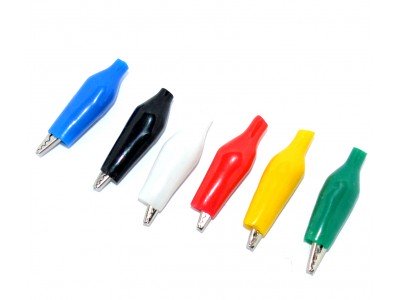 Зображення Крокодил L=44 (синій) у категорії ЗАЖИМИ КРОКОДИЛИ